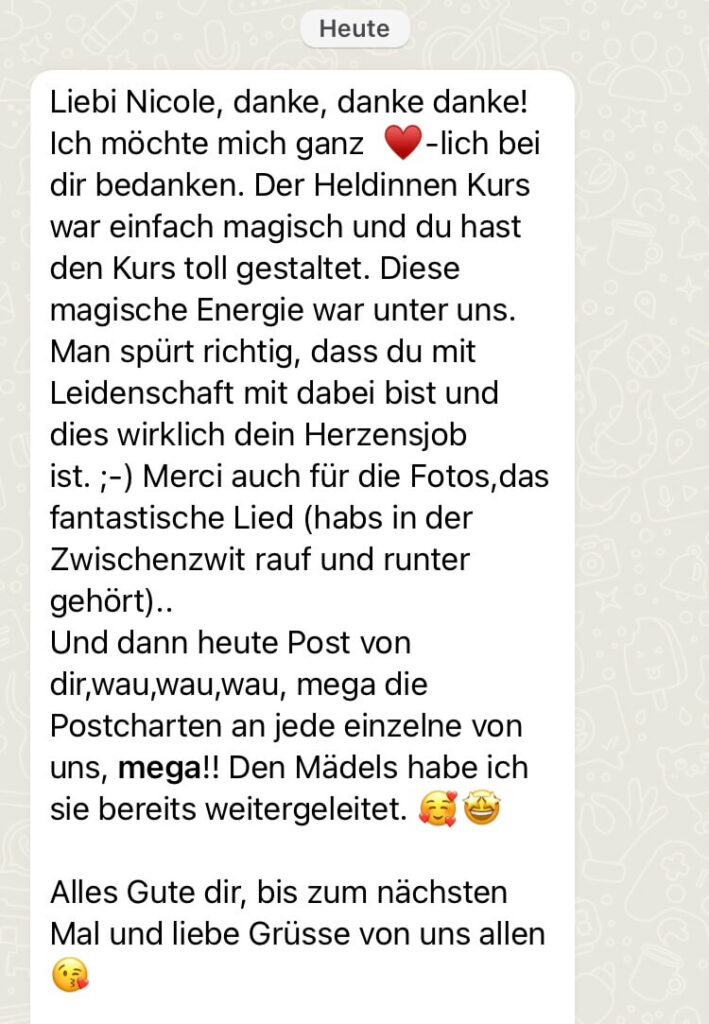 Feedback Club der Heldinnen